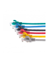 Netrack patchcord RJ45, osłonka zalewana, kat 5e UTP, 0.25m zółty - nr 10