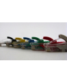 Netrack patchcord RJ45, osłonka zalewana, kat 5e UTP, 0.25m zółty - nr 5