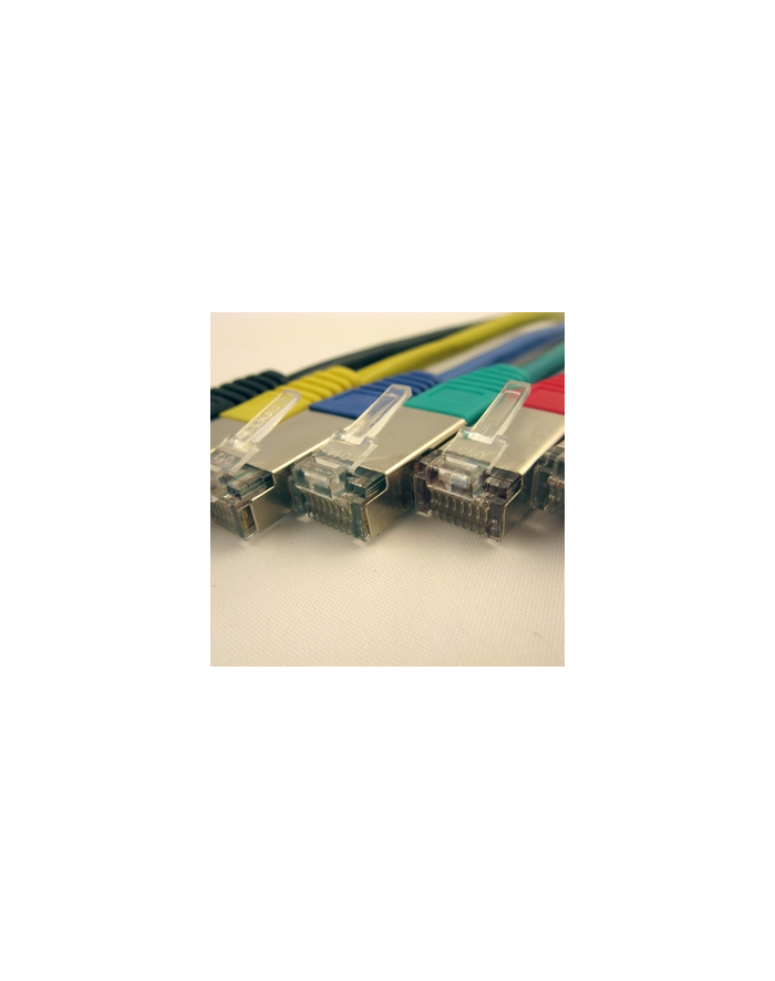 Netrack patchcord RJ45, osłonka zalewana, kat. 5e FTP, 0.5m czerwony główny