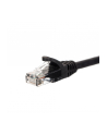 Netrack patchcord RJ45, osłonka zalewana, kat. 5e UTP, 0.5m czarny - nr 8