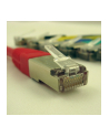 Netrack patchcord RJ45, osłonka zalewana, kat. 5e FTP, 1m czerwony - nr 1