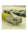 Netrack patchcord RJ45, osłonka zalewana, kat. 5e FTP, 5m żółty - nr 1