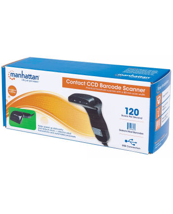 Manhattan Skaner kodów kreskowych CCD odczyt 2 cm diodowy USB nr 2
