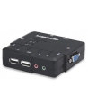 MANHATTAN Przełącznik KVM, 2-portowy, USB, Audio - nr 33