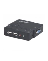 MANHATTAN Przełącznik KVM, 2-portowy, USB, Audio - nr 40