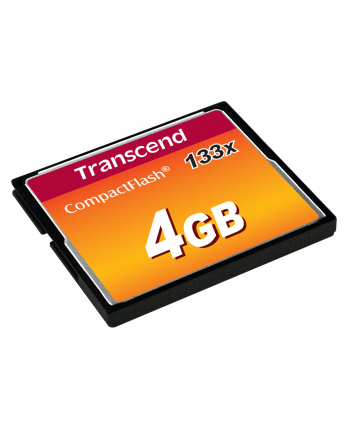 Transcend karta pamięci CompactFlash 4GB High Speed 133x