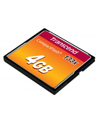Transcend karta pamięci CompactFlash 4GB High Speed 133x nr 1