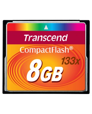 Transcend karta pamięci CompactFlash High Speed 133x 8GB nr 2
