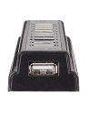 MANHATTAN  Hub USB 2.0 10 Portów + Zasilacz, Czarny - nr 16