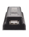 MANHATTAN  Hub USB 2.0 10 Portów + Zasilacz, Czarny - nr 24