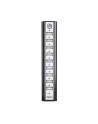 MANHATTAN  Hub USB 2.0 10 Portów + Zasilacz, Czarny - nr 29