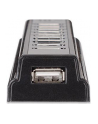 MANHATTAN  Hub USB 2.0 10 Portów + Zasilacz, Czarny - nr 28