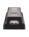 MANHATTAN  Hub USB 2.0 10 Portów + Zasilacz, Czarny - nr 45