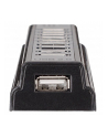 MANHATTAN  Hub USB 2.0 10 Portów + Zasilacz, Czarny - nr 9
