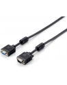 Equip kabel monitorowy, przedłużacz SVGA D-sub 15m/15f, ferryt 15m, black - nr 20