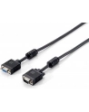 Equip kabel monitorowy, przedłużacz SVGA D-sub 15m/15f, ferryt 15m, black - nr 21