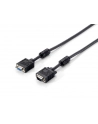 Equip kabel monitorowy, przedłużacz SVGA D-sub 15m/15f, ferryt 15m, black - nr 9