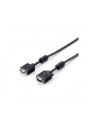 Equip kabel monitorowy, przedłużacz SVGA D-sub 15m/15f, ferryt 20m, black - nr 19
