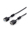 Equip kabel monitorowy, przedłużacz SVGA D-sub 15m/15f, ferryt 20m, black - nr 9