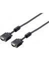 Equip kabel monitorowy HQ SVGA D-sub 15m/15m, ferryt, 5m, black - nr 19