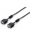 Equip kabel monitorowy HQ SVGA D-sub 15m/15m, ferryt, 5m, black - nr 6