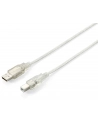 Equip AM-BM kabel USB 2.0, 3m, przeźroczysty, podwójny ekran - nr 10