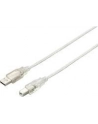 Equip AM-BM kabel USB 2.0, 3m, przeźroczysty, podwójny ekran - nr 17