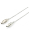 Equip AM-BM kabel USB 2.0, 3m, przeźroczysty, podwójny ekran - nr 7