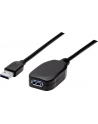 MANHATTAN Przedłużacz USB 3.0 A-A M/Ż aktywny 5m - nr 25