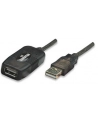 MANHATTAN Przedłużacz USB 2.0 A-A M/Ż aktywny 20m - nr 17