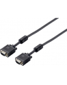 Equip kabel monitorowy HQ SVGA D-sub 15m/15m, ferryt, 5m, black - nr 11