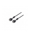 Equip kabel monitorowy HQ SVGA D-sub 15m/15m, ferryt, 5m, black - nr 13