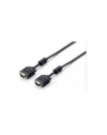 Equip kabel monitorowy HQ SVGA D-sub 15m/15m, ferryt, 15m, black - nr 12