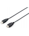 Equip AM-FM przedłużacz USB 2.0, 1.8m, czarny, podwójny ekran - nr 13