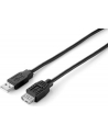 Equip AM-FM przedłużacz USB 2.0, 3m, czarny, podwójny ekran - nr 12