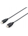 Equip AM-FM przedłużacz USB 2.0, 3m, czarny, podwójny ekran - nr 19