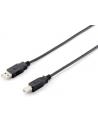Equip AM-BM kabel USB 2.0, 3m, czarny, podwójny ekran - nr 27