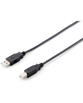Equip AM-BM kabel USB 2.0, 3m, czarny, podwójny ekran