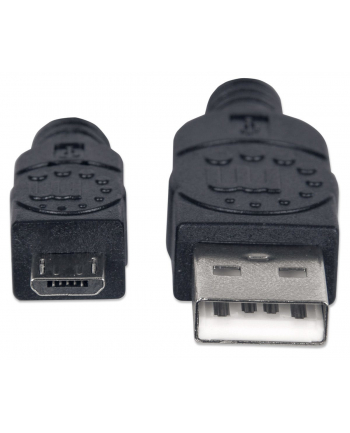 Manhattan Kabel USB 2.0 A-Micro B M/M 1,8m czarny