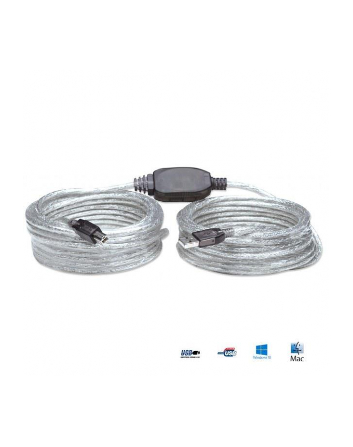 Manhattan Kabel USB 2.0 A-B M/M aktywny 11m główny