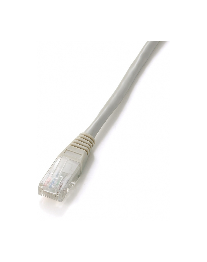 Equip patchord RJ45, kat. 5e, UTP, 0.25m, szary główny