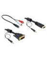 Delock kabel DVI(M) -> HDMI(M) 2M + Audio [minijack(F) -> 2xRCA M/M (CHINCH)] - nr 1