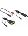 Delock kabel DVI(M) -> HDMI(M) 2M + Audio [minijack(F) -> 2xRCA M/M (CHINCH)] - nr 7