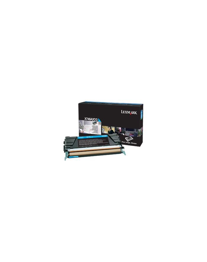 Toner Lexmark cyan | 7 000 str | X746de / X748de / X748dte główny