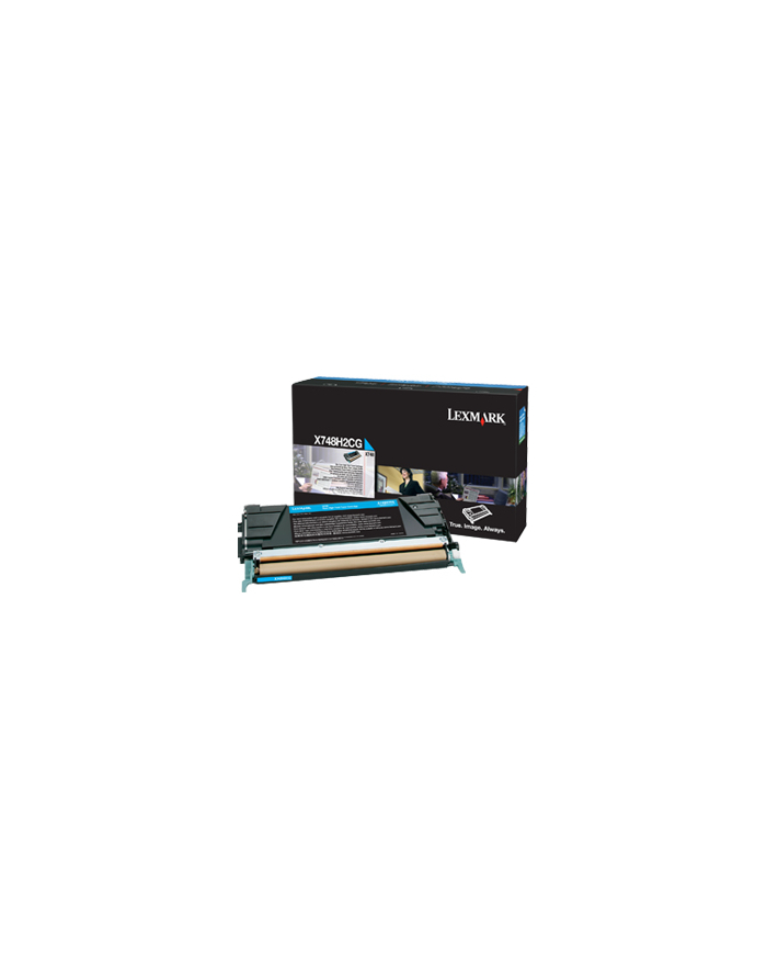 Toner Lexmark cyan | 10 000 str | X748de / X748dte główny