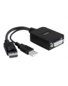 Delock Adapter Displayport męski > DVI-I 24+5 żeński aktywny 23 cm - nr 9