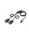 Digitus  kabel-konwerter USB2.0/2 x RS232 (DB9M), 5 LGW - nr 37