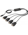 Digitus kabel-konwerterUSB2.0/4 x RS232 (DB9M), 5 LGW - nr 19