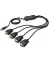 Digitus kabel-konwerterUSB2.0/4 x RS232 (DB9M), 5 LGW - nr 24