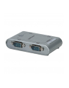 MANHATTAN  Konwerter USB na port szeregowy RS232 DB9M, 4-portowy - nr 49